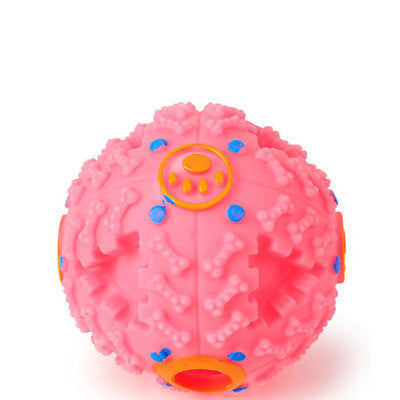 Squeaky Treat Dispensing Dog Ball – Interactive Training & Chew Toy