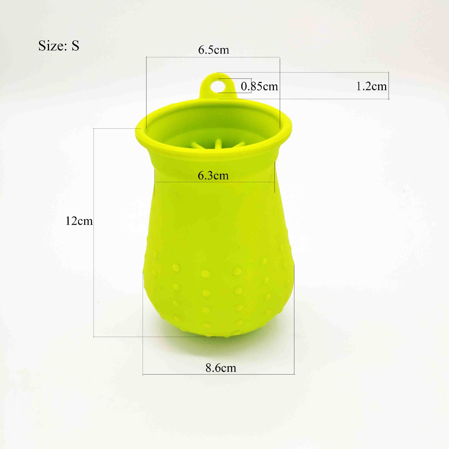 Portable Dog Paw Cleaner Cup – Gentle Silicone Brush for Shiba Inu & Small Breeds