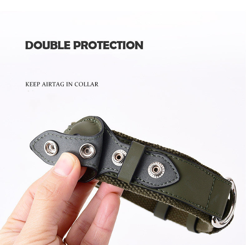 TrackSmart⢠Leather AirTag Pet Collar