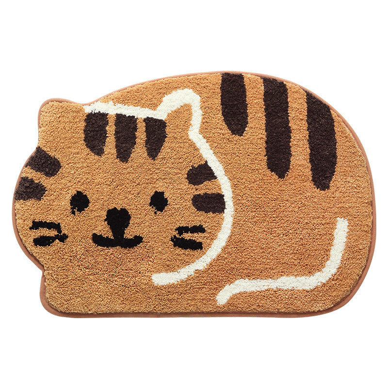 Cartoon Pet Floor Mat – Non-Slip Sleeping Mat for Cats & Small Dogs (Cute Designs)