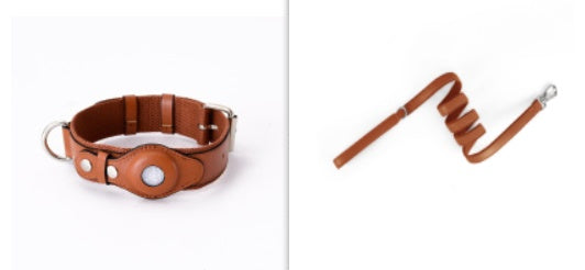TrackSmart⢠Leather AirTag Pet Collar
