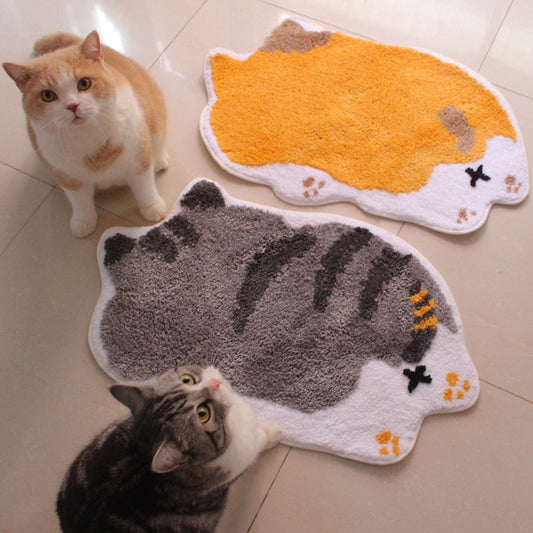 Cartoon Pet Floor Mat – Non-Slip Sleeping Mat for Cats & Small Dogs (Cute Designs)