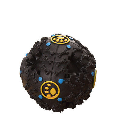 Squeaky Treat Dispensing Dog Ball – Interactive Training & Chew Toy
