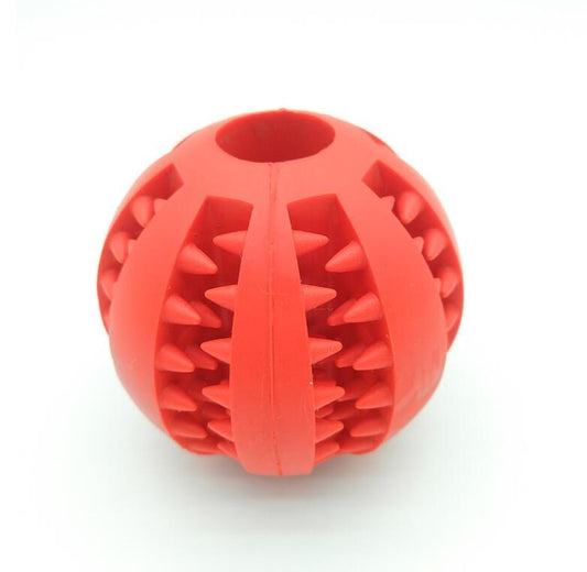Interactive Slow Feeder Dog Ball – Durable Rubber Treat Dispensing Toy