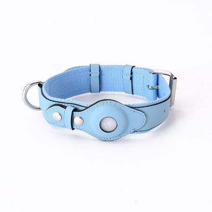 TrackSmart™ Leather AirTag Pet Collar