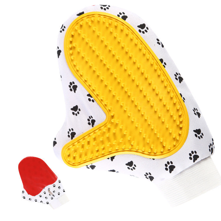 Silicone Pet Grooming Glove – Gentle Deshedding & Bath Brush for Cats and Dogs