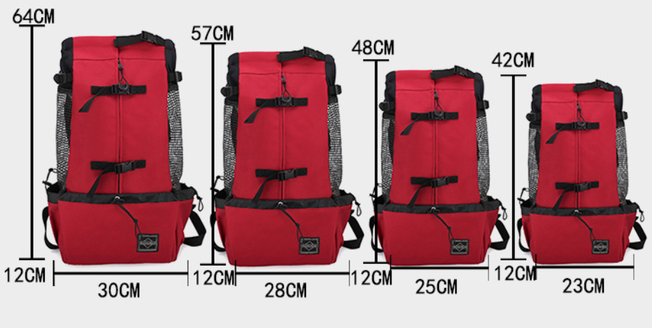 Pet Dog Carrier Backpack – Double Shoulder Travel Bag for Small to Medium Dogs
