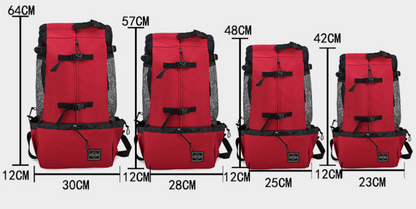 Pet Dog Carrier Backpack – Double Shoulder Travel Bag for Small to Medium Dogs