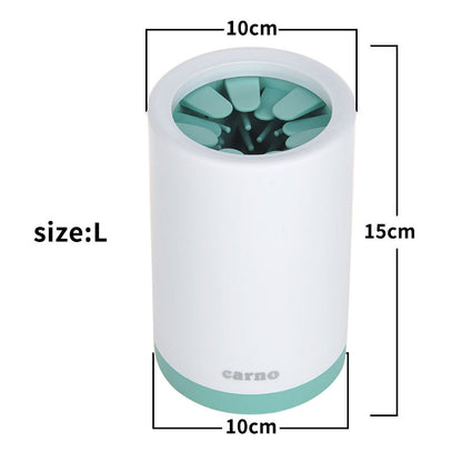 Removable Silicone Pet Foot Washer Cup – Easy-to-Clean Dog Paw Cleaner