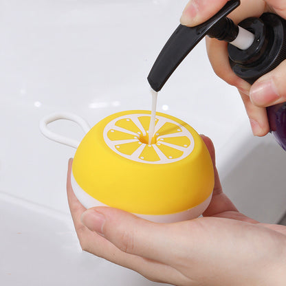Silicone Pet Bath Brush – 2-in-1 Grooming and Massage Tool for Dogs & Cats