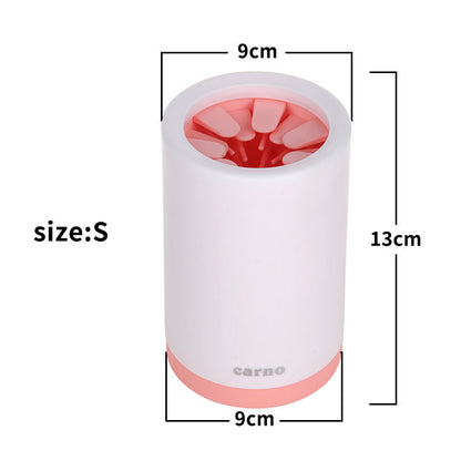 Removable Silicone Pet Foot Washer Cup – Easy-to-Clean Dog Paw Cleaner