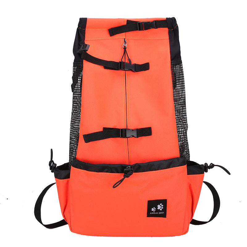 Pet Dog Carrier Backpack – Double Shoulder Travel Bag for Small to Medium Dogs