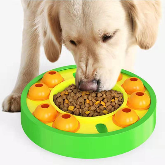 Interactive Dog Puzzle Toy – Slow Feeder & Treat Dispenser for IQ Training