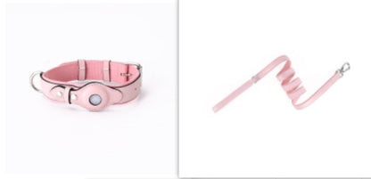 TrackSmart™ Leather AirTag Pet Collar