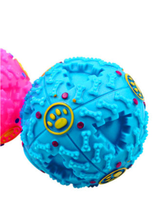 Squeaky Treat Dispensing Dog Ball – Interactive Training & Chew Toy