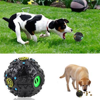 Squeaky Treat Dispensing Dog Ball – Interactive Training & Chew Toy