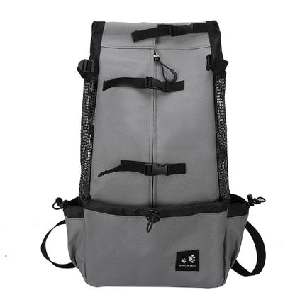 Pet Dog Carrier Backpack – Double Shoulder Travel Bag for Small to Medium Dogs