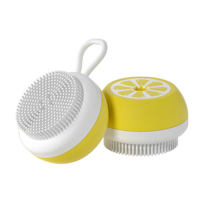 Silicone Pet Bath Brush – 2-in-1 Grooming and Massage Tool for Dogs & Cats