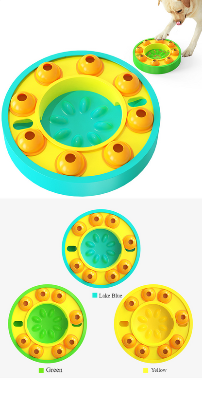 Interactive Dog Puzzle Toy – Slow Feeder & Treat Dispenser for IQ Training