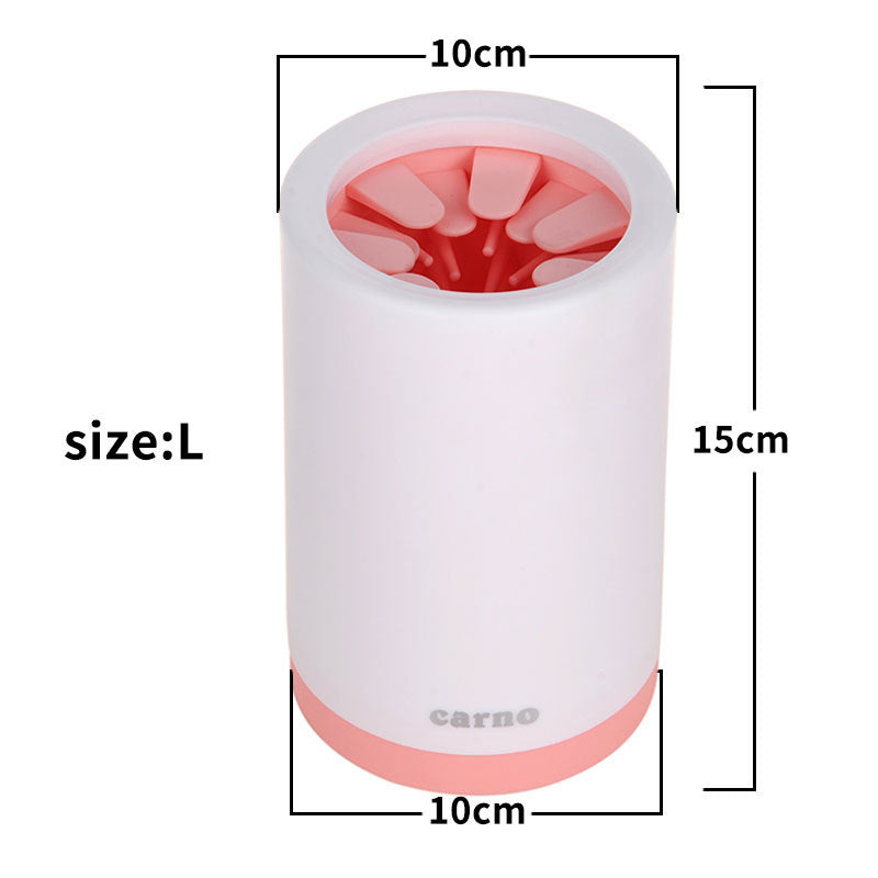 Removable Silicone Pet Foot Washer Cup – Easy-to-Clean Dog Paw Cleaner