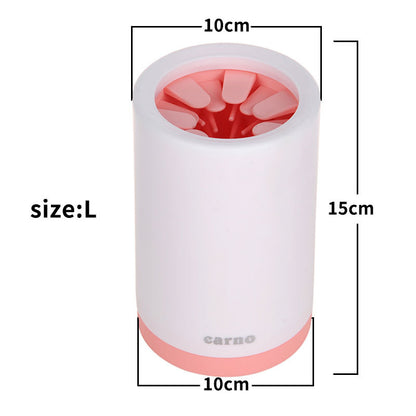 Removable Silicone Pet Foot Washer Cup – Easy-to-Clean Dog Paw Cleaner