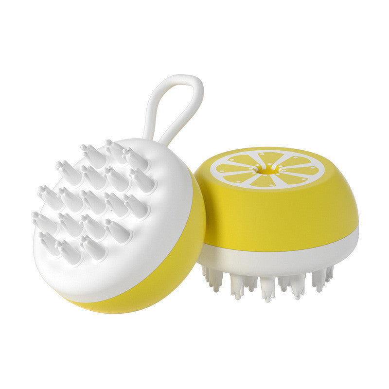 Silicone Pet Bath Brush – 2-in-1 Grooming and Massage Tool for Dogs & Cats