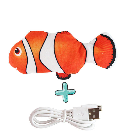 Interactive Plush Fish Cat Toy – Realistic Biting & Puzzle Toy for Cats