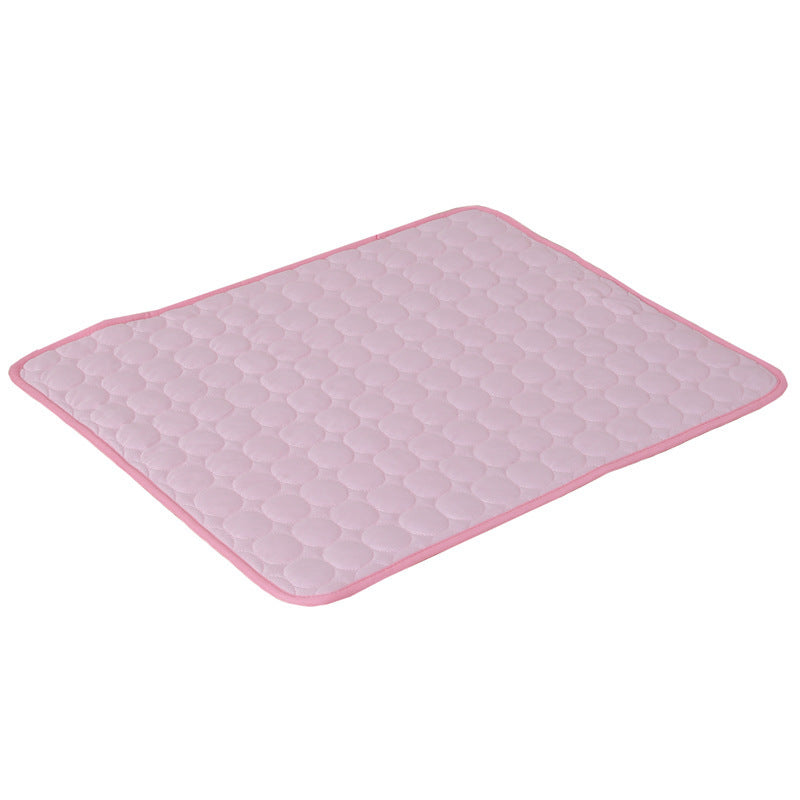 Summer Cooling Pet Mat – Breathable Ice Blanket Bed for Dogs & Cats