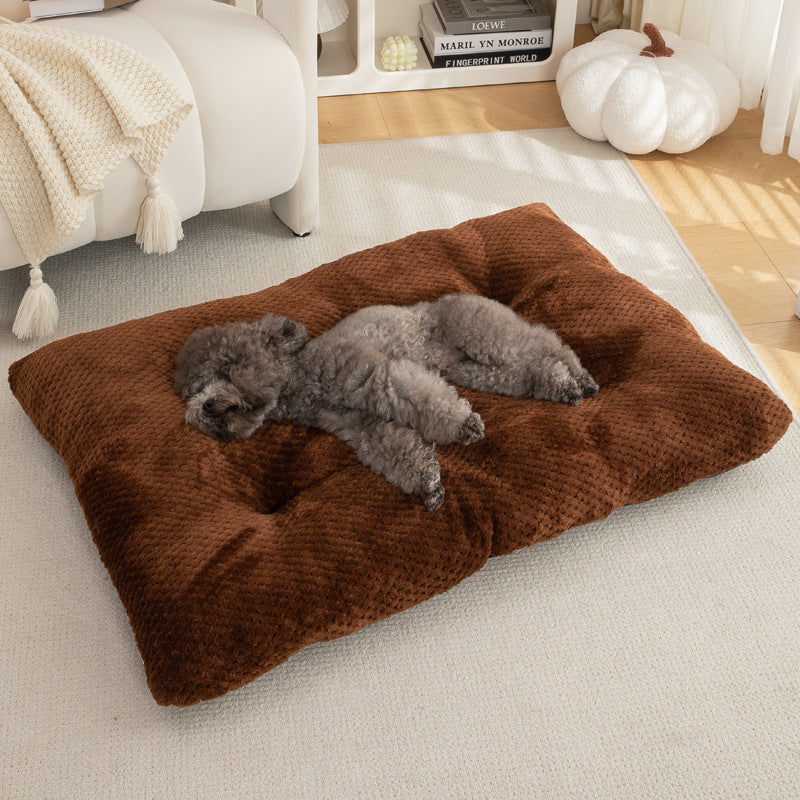 Winter Warm Pet Bed – Soft, Insulated Nest Mat for Comfort & Coziness