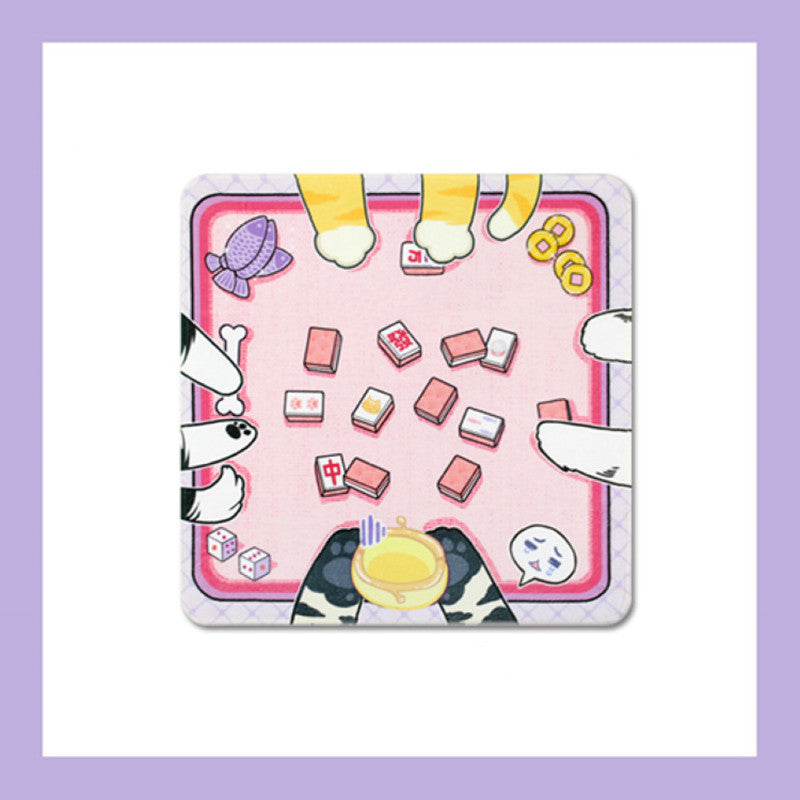 Cartoon Pet Floor Mat – Non-Slip Sleeping Mat for Cats & Small Dogs (Cute Designs)