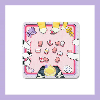 Cartoon Pet Floor Mat – Non-Slip Sleeping Mat for Cats & Small Dogs (Cute Designs)