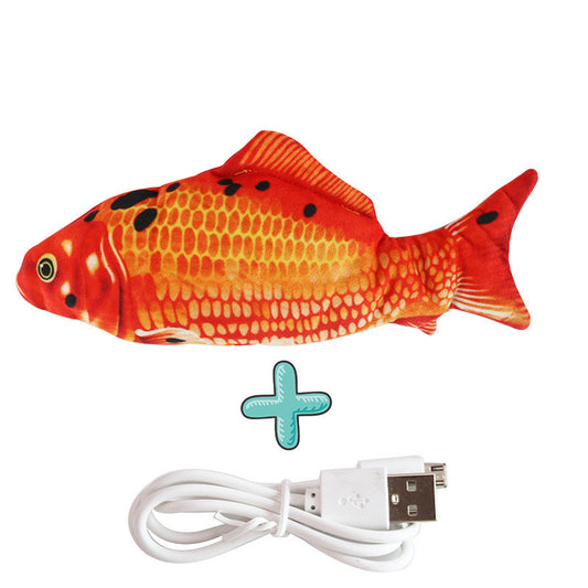 Interactive Plush Fish Cat Toy – Realistic Biting & Puzzle Toy for Cats