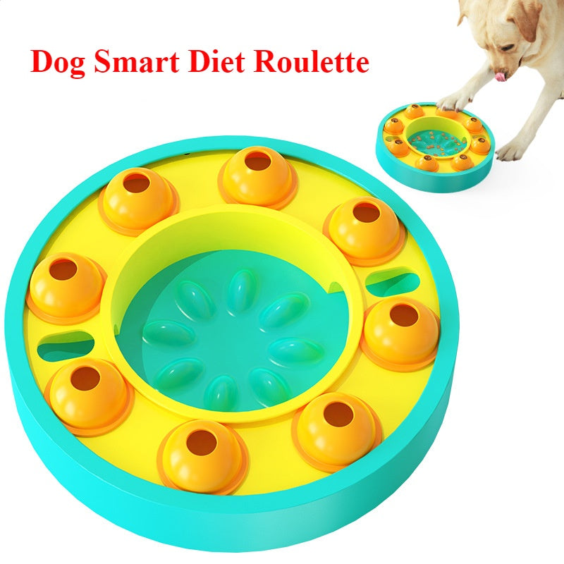 Interactive Dog Puzzle Toy – Slow Feeder & Treat Dispenser for IQ Training
