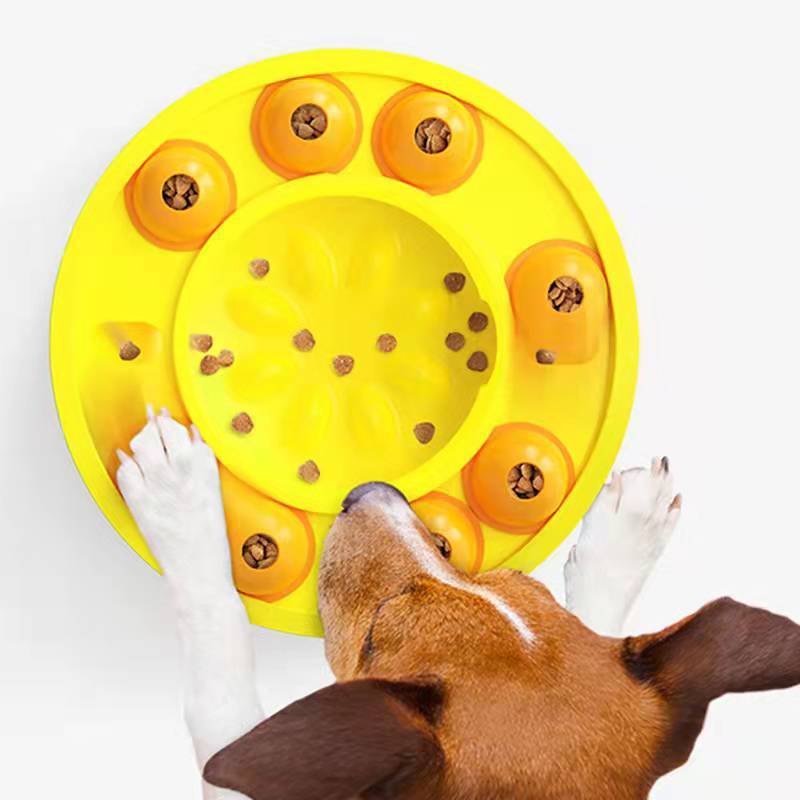 Interactive Dog Puzzle Toy – Slow Feeder & Treat Dispenser for IQ Training