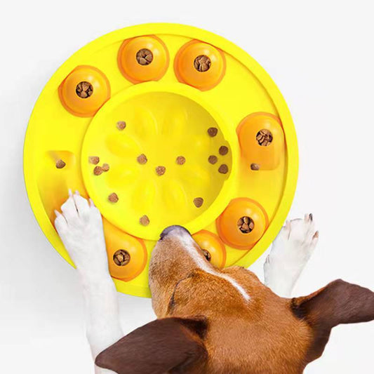 Interactive Dog Puzzle Toy – Slow Feeder & Treat Dispenser for IQ Training