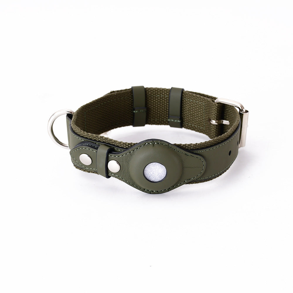 TrackSmart™ Leather AirTag Pet Collar