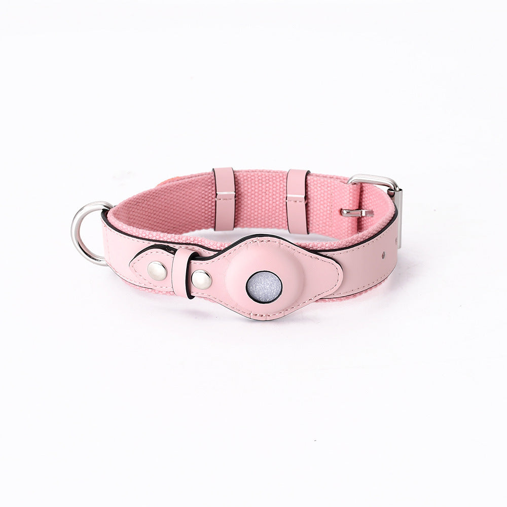 TrackSmart™ Leather AirTag Pet Collar