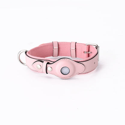 TrackSmart™ Leather AirTag Pet Collar