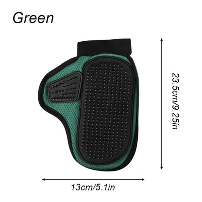 Silicone Pet Grooming Glove – Hair Removal & Bath Massage Glove for Cats and Dogs