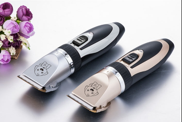 A88-USB Professional Pet Hair Trimmer – Titanium Ceramic Blade Dog & Cat Grooming Clippers with Limit Combs