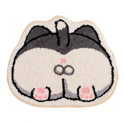 Cartoon Pet Floor Mat – Non-Slip Sleeping Mat for Cats & Small Dogs (Cute Designs)